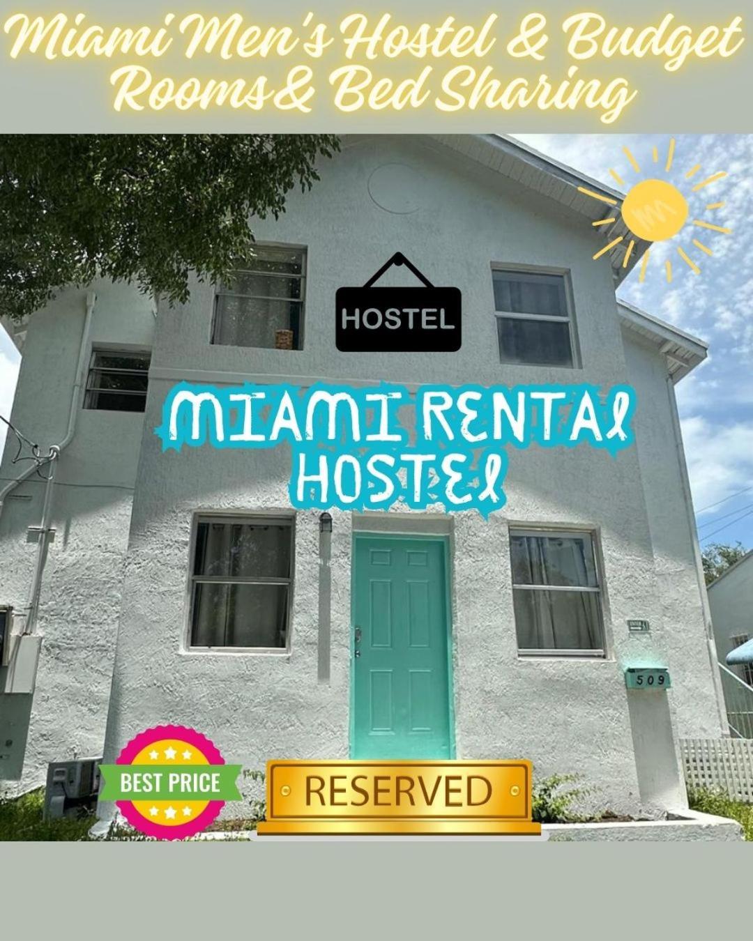 103 Miami Shared Rooms For Men Central Comfortable, Affordable Esterno foto